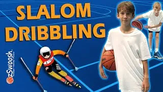 Thumbnail: FUN Youth Basketball Games for Kids—Slalom Dribbling
