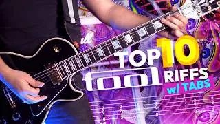 Thumbnail: Top 10 Tool Adam Jones Guitar Riffs with TABS