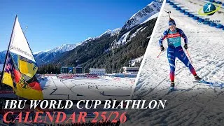 Thumbnail: IBU World Cup Calendar 25/26 - Biathlon World Cup 2025 Schedule