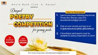 Thumbnail: Davpel Poetry competition 2026