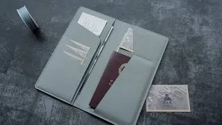 Thumbnail: Making a Handmade Leather Passport Holder Wallet - DIY BUILD ALONG