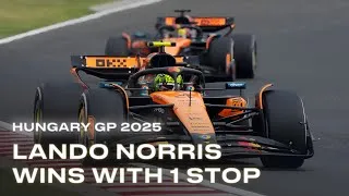 Thumbnail: Lando Norris wins Hungarian GP 2025 closes gap in F1 title fight