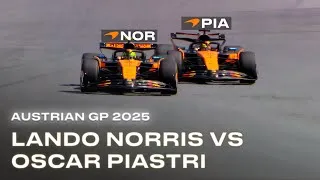 Thumbnail: Lando Norris dominates Oscar Piastri in Austrian GP