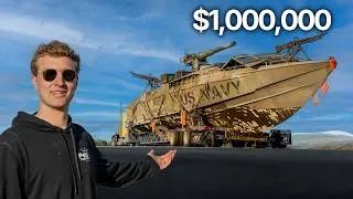 Thumbnail: I Bought a $1,000,000 Navy SEAL Boat… Now We Have to Move It Across the Country