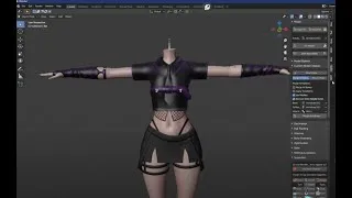 Thumbnail: Make any outfit fit your avatar in blender | VRCHAT | Robust Weight Transfer
