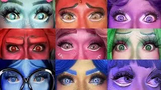 Thumbnail: WATCH Full video INSIDEOUT2 🟠🟣🔵🟢🟡⚪️🔴 #mua #makeuptutorial  #makeuptransformation #pixar #pachie2323