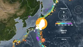 Thumbnail: 30 Years of Earthquakes in Japan: 1990 - 2019