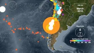 Thumbnail: 20 Years of Earthquakes in Chile:  2000 - 2019