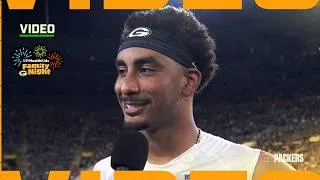 Thumbnail: Packers speak to fans following Family Night practice
