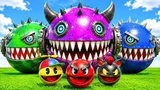 Thumbnail: MS PACMAN & NEW RED PACMAN VS TWO YELLOW MONSTER PACMAN FIGHTING IN POKEMON #2026 EPIC 3D BATTLE !!!