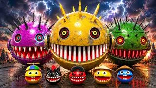 Thumbnail: MS PACMAN & NEW RED PACMAN VS TWO YELLOW MONSTER PACMAN FIGHTING IN POKEMON #2026 EPIC 3D BATTLE !!!