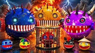 Thumbnail: MS PACMAN & NEW RED PACMAN VS TWO YELLOW MONSTER PACMAN FIGHTING IN POKEMON #2026 EPIC 3D BATTLE !!!