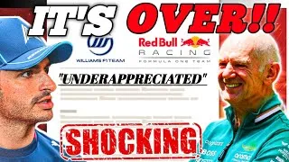 Thumbnail: MASSIVE NEWS For Red Bull From Newey! Carlos Sainz Drops Huge Bombshell on Wiliams| F1 News Today