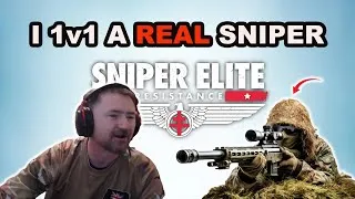 Thumbnail: I played Sniper elite with a real Sniper