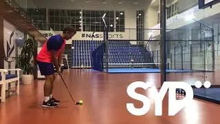 Thumbnail: TRUCO DE PADEL INCREIBLE, GLOBO CON PALO GOLF y SALE DE PISTA