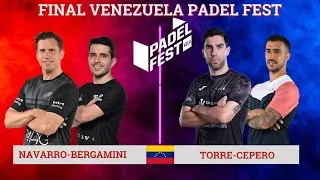 Thumbnail: PAQUITO NAVARRO-LUCAS BERGAMINI VS AGUSTÍN TORRE-ALVARO CEPERO | FINAL VENZUELA PADEL FEST 2025