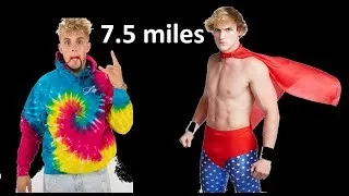 Thumbnail: 7.5 MILES between LOGANG PAUL HOUSE & JAKE PAUL HOUSE *no clickbait*
