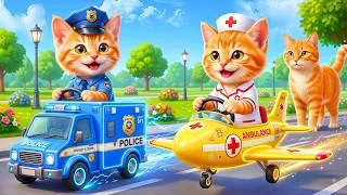 Thumbnail: Mama Cat Trims Fur on the Farm and Makes Tiger Hat For Kittens At Home🐾🎩🐯