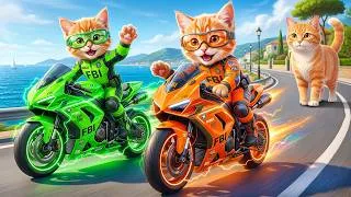Thumbnail: Mama Cat Trims Fur on the Farm and Makes Tiger Hat For Kittens At Home🐾🎩🐯