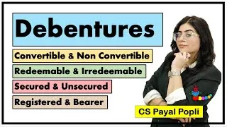 Thumbnail: Debentures – Meaning, Definition & Types | Easy Explanation