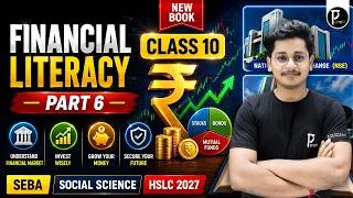 Thumbnail: Financial Market 🔥| NSE • BSE • IPO | Part 6 | Class 10 Economics Chapter 1 | SEBA | HSLC 2027
