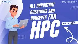 Thumbnail: SPPU HPC Complete Revision | All Important Questions & Concepts (Units 3–6) | PYQ + Exam Prep
