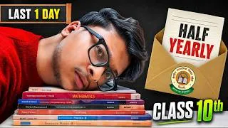 Thumbnail: Class 10: Finish HALF YEARLY syllabus in 1 day with ***🔥