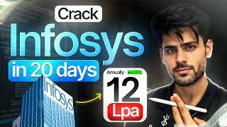 Thumbnail: Crack Infosys in 20 Days 🔥 Complete Plan (Aptitude + Reasoning + Pseudocode + DSA)