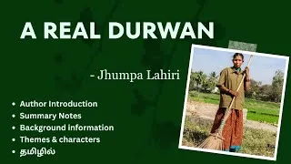 Thumbnail: A REAL DURWAN By Jhumpa Lahiri | Short story Tamil explanation | Global short stories 