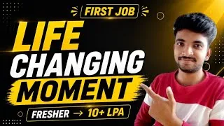 Thumbnail: Life Changing Moment | Fresher to 10+ LPA | First Job | PK Educational Institute