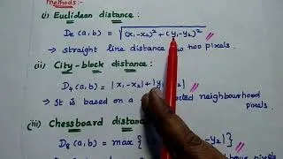 Thumbnail: DIP - Distance measures in Image processing - Euclidean distance - City-block - Chessboard distance