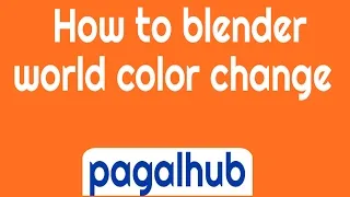 Thumbnail: How To Blender World Color Change Real Time