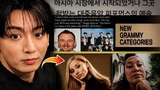 Thumbnail: Knetizens - Celebrities reaction on BTS Not Submitting  For The Grammys