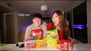 Thumbnail: we tried EVERY spicy ramen