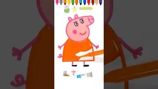 Thumbnail: Learn Colors with Daddy Pig | Drawing And Coloring Peppa Pig #trending #drawing