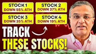 Thumbnail: STOCKS DOWN UPTO 55% - Turnaround Ahead? | Best Stocks to Buy Now? | Dipan Mehta