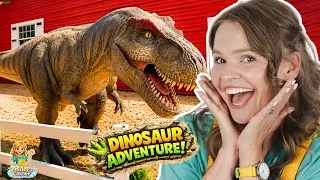 Thumbnail: DINOSAUR ADVENTURE for Kids with Silly Miss Lily 🦖  | Explore a FUN Dinosaur Park! Videos for Kids