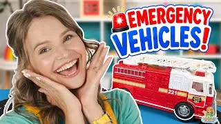 Thumbnail: Toddler Learning - Emergency Vehicles for Kids with Silly Miss Lily | Learning Videos for Toddlers