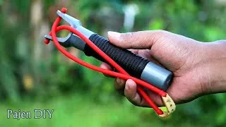 Thumbnail: Creative idea - How To Make Powerful PVC Slingshot 