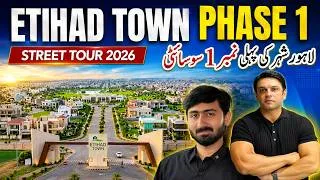 Thumbnail: Etihad Town Phase 1 | Latest Street Tour | Lahore Top Best LDA Approved Society | July 2026