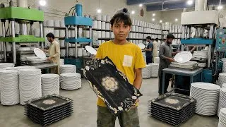 Thumbnail: Incredible Recycling Process of Plastic Scrap Convert Into New Plastic Plates 