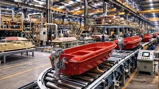 Thumbnail: Incredible Manufacturing Process Of Making Fiberglass Boat In A Factory 