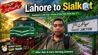 Thumbnail: Running to Catch My 5AM Train! | Lahore - Narowal - Sialkot Adventure on 171UP Sialkot Express