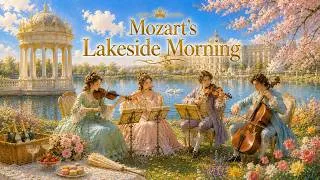 Thumbnail: Mozart's Lakeside Morning ☀️ | A Quartet Among the Cherry Blossoms