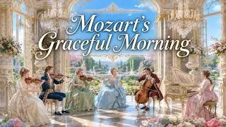 Thumbnail: Mozart's Graceful Morning ☀️ | Flute, Strings & Harpsichord in the Salon