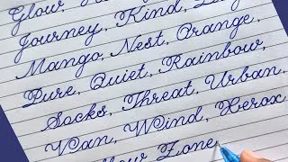 Thumbnail: How to Write Beautiful Cursive Words A to Z