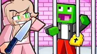Thumbnail: MAJA ZAMKNĘŁA MNIE w WIĘZIENIU w Minecraft... 💀❌