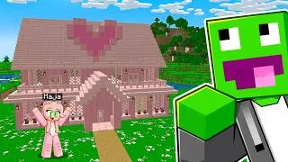 Thumbnail: BUDUJE NOWY DOMEK MAI w Minecraft! 🩷🏠