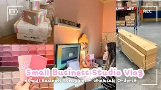 Thumbnail: Small Business Struggles + Wholesale Orders | Studio Vlog 066 | Small Business Vlog