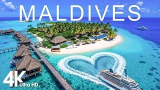 Thumbnail: Maldives 🇲🇻 4K Drone Footage | Overwater Bungalows, Turquoise Lagoon & Tropical Paradise